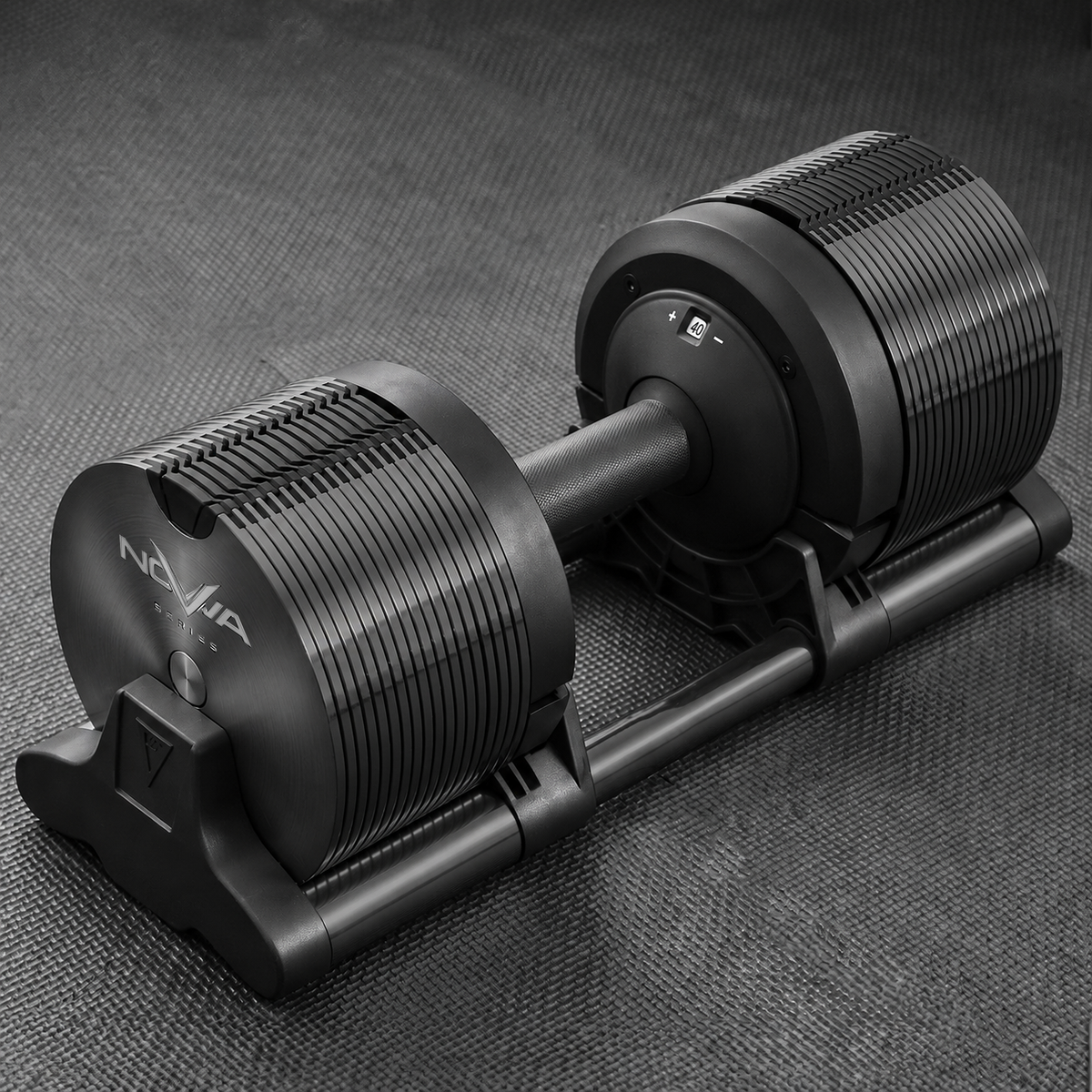 Verstellbare Hantel 40kg | Nova Series Schwarz