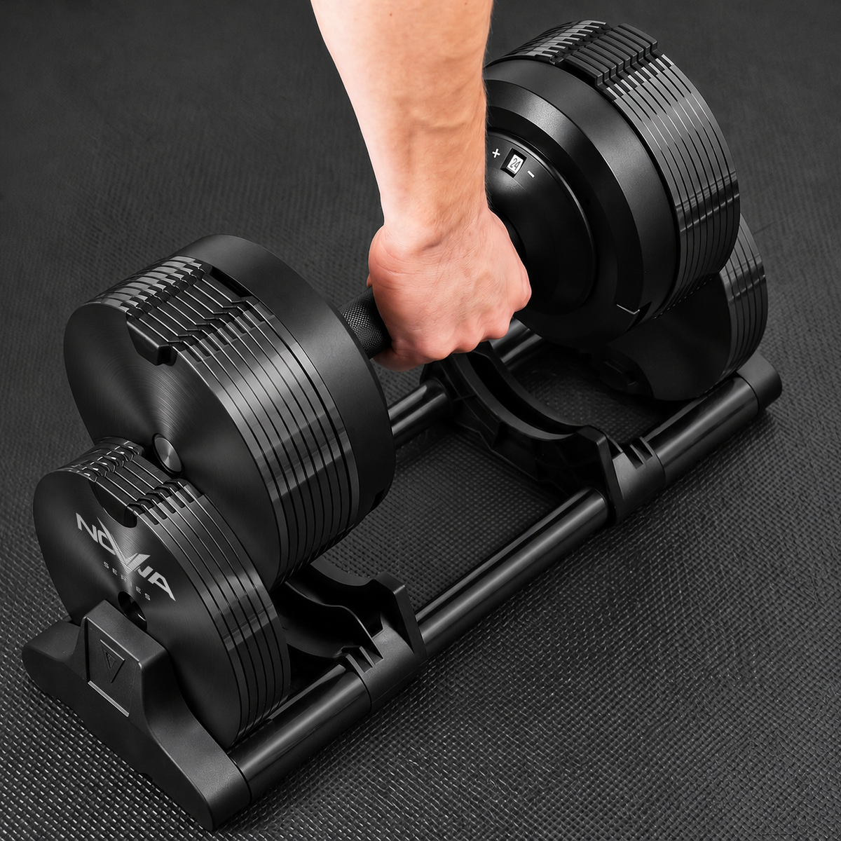 Verstellbare Hantel 24kg | Nova Series Schwarz