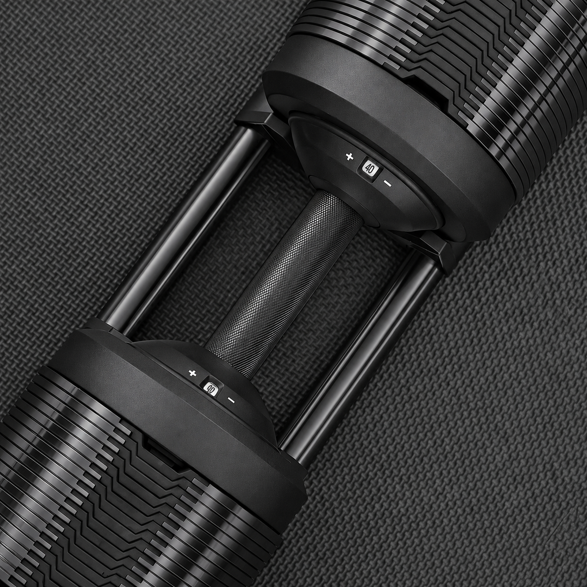 Verstellbare Hantel 40kg | Nova Series Schwarz