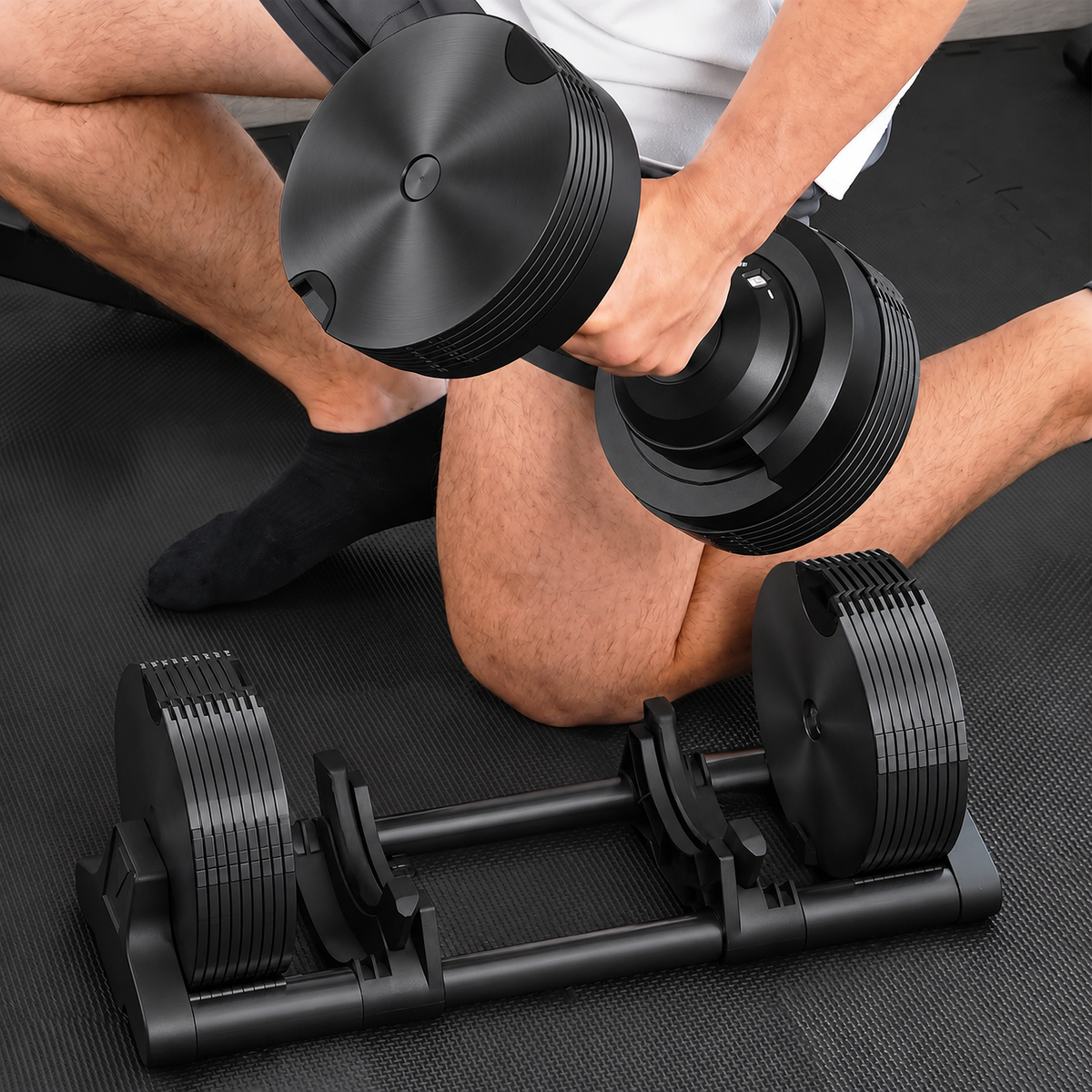 Verstellbare Hantel 24kg | Nova Series Schwarz