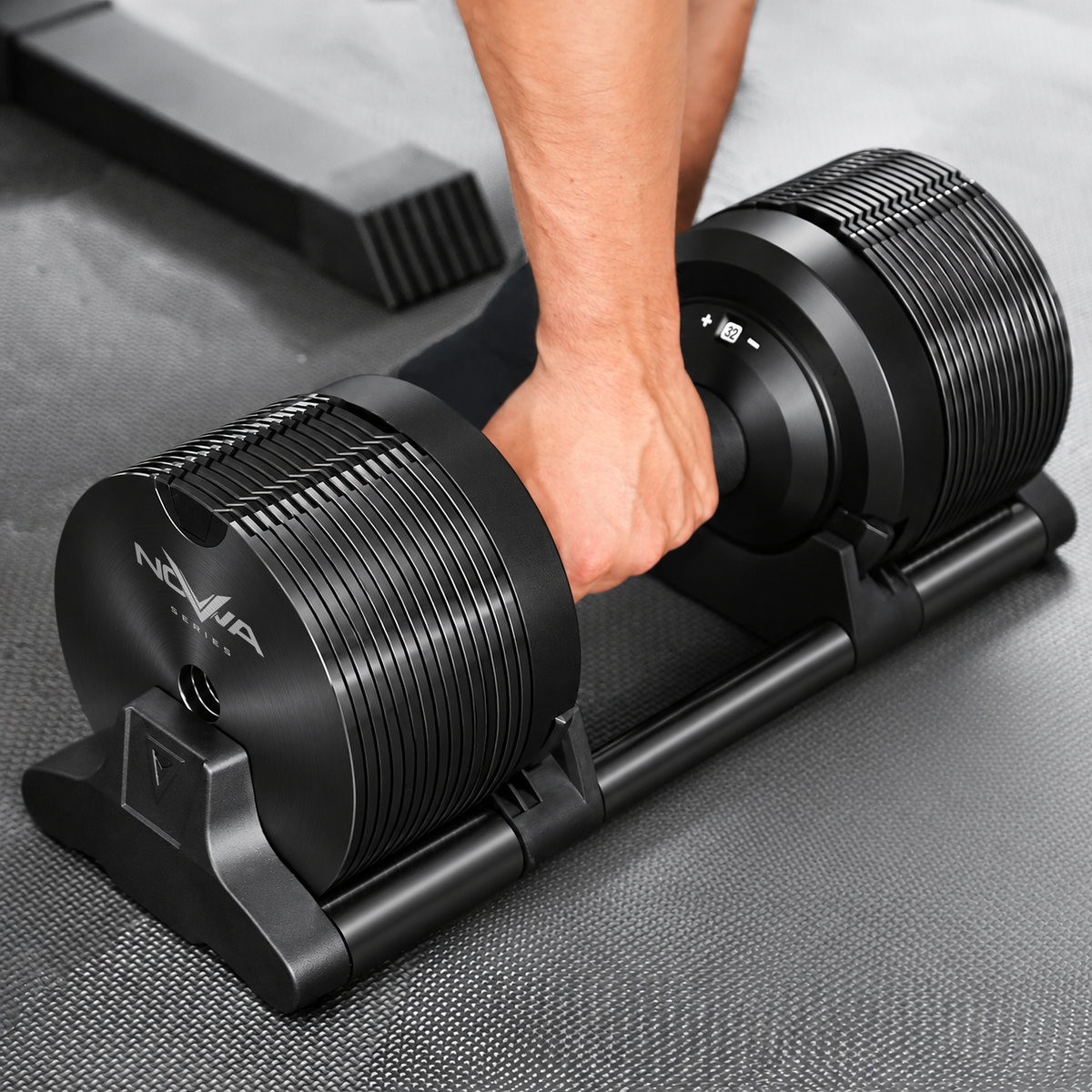 Verstellbare Hantel 40kg | Nova Series Schwarz