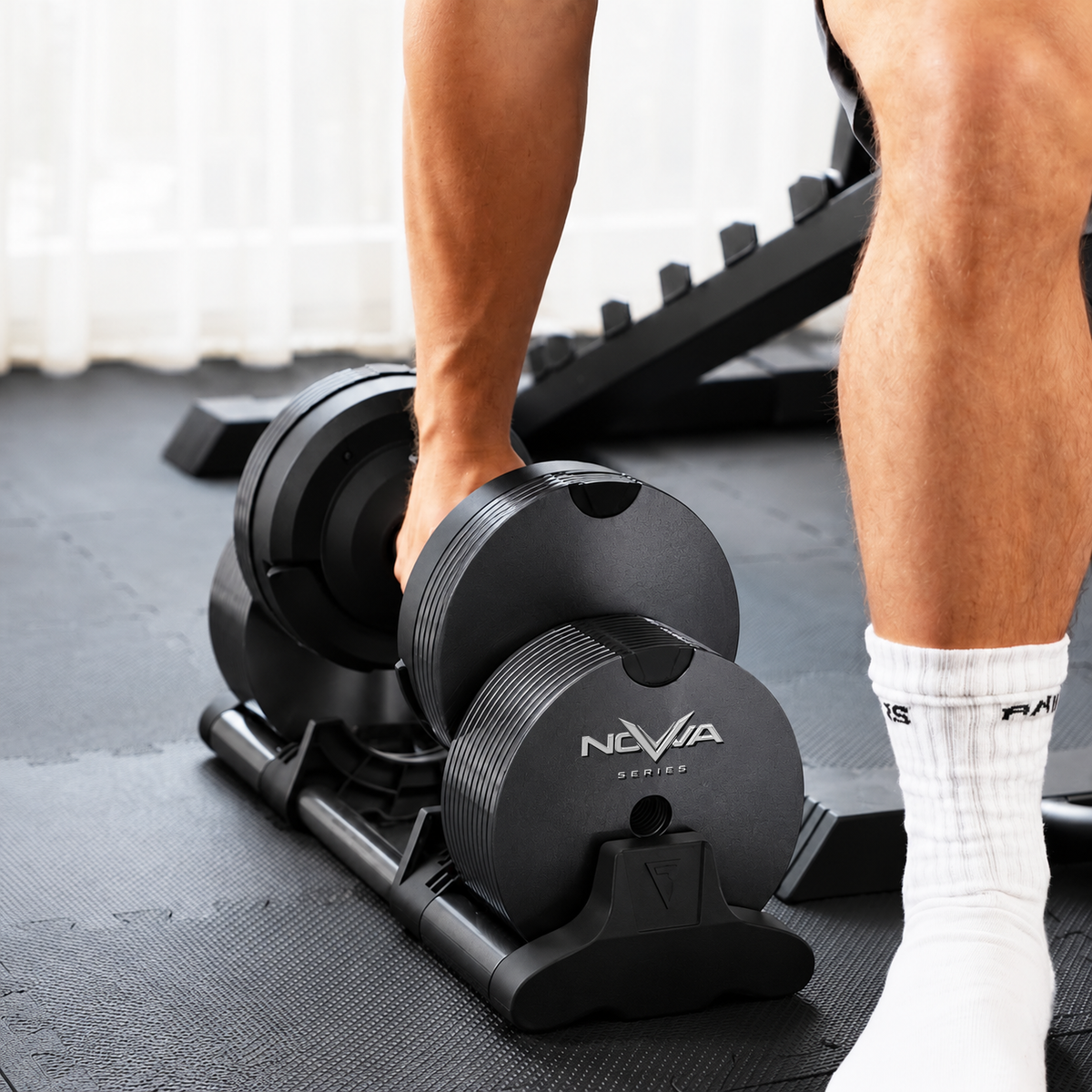 Verstellbare Hantel 32kg | Nova Series Schwarz