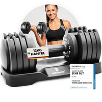 Verstellbare Kurzhantel 12 kg
