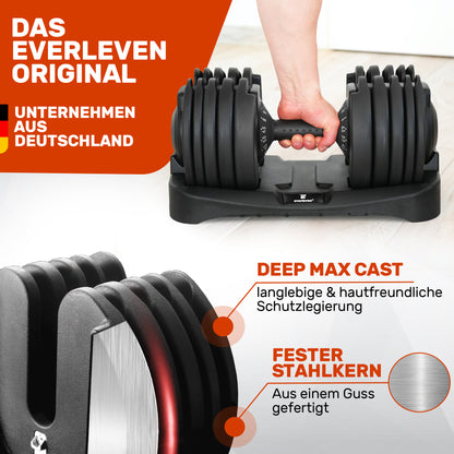 Verstellbare Kurzhantel I Hanteln - 24kg