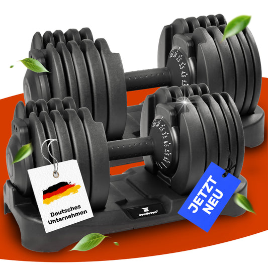 Verstellbare Kurzhantel Set I Hanteln - 2x24kg