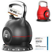 Verstellbare Kettlebell 10 kg